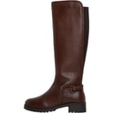 Womens Knee Length Leather Boots Brown