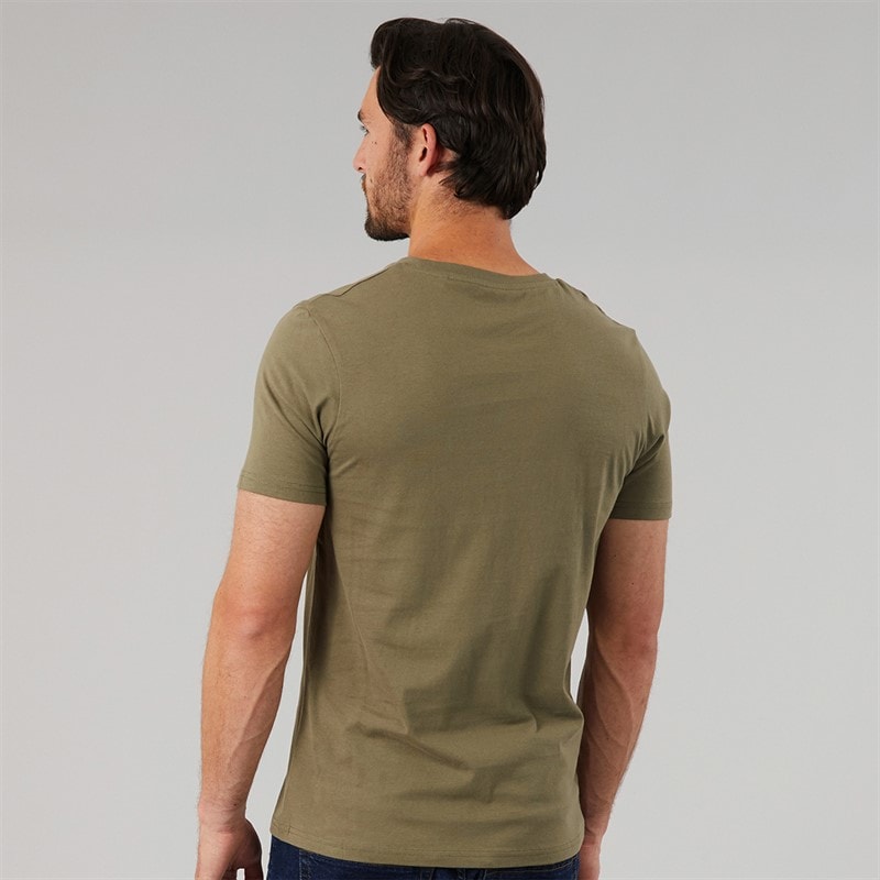 Mens T-Shirt Dusty Olive - Image 2