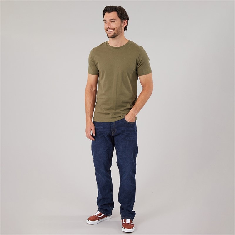 Mens T-Shirt Dusty Olive - Image 3