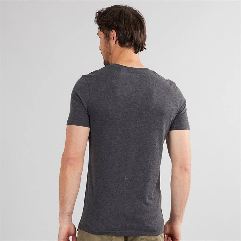 Mens T-Shirt Charcoal Marl - Image 2