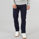 Mens Straight Fit Denim Jeans Rinse Wash