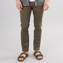 Mens Slim Fit Chino Trousers Khaki