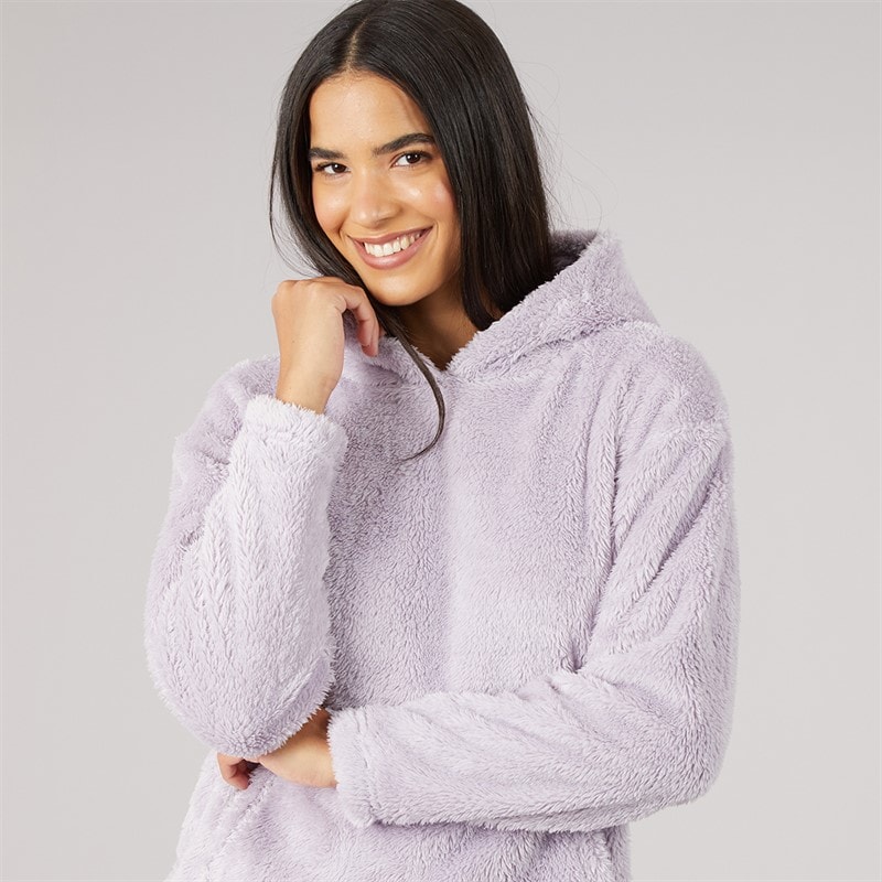 Onfire Womens Wellsoft Hoodie Lounge Set Dusky Lilac