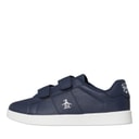 Junior Marble Velcro Trainers Navy