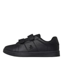 Junior Marble Velcro Trainers All Black
