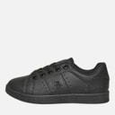 Junior Boys Marble Lace-Up Trainers Black/Black