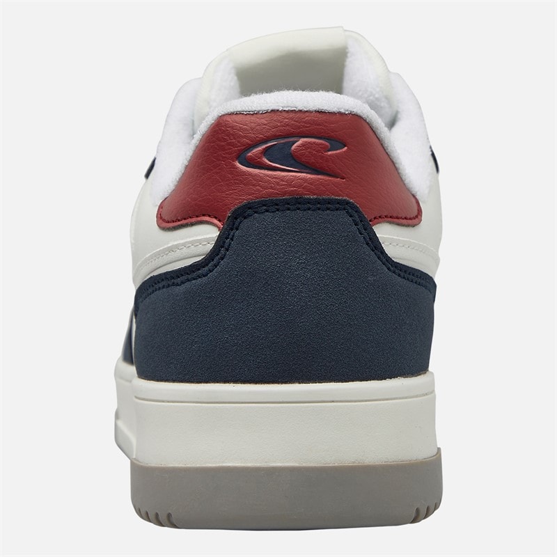 Mens Sheldon Trainers Bright White/Dress Blues - Image 3