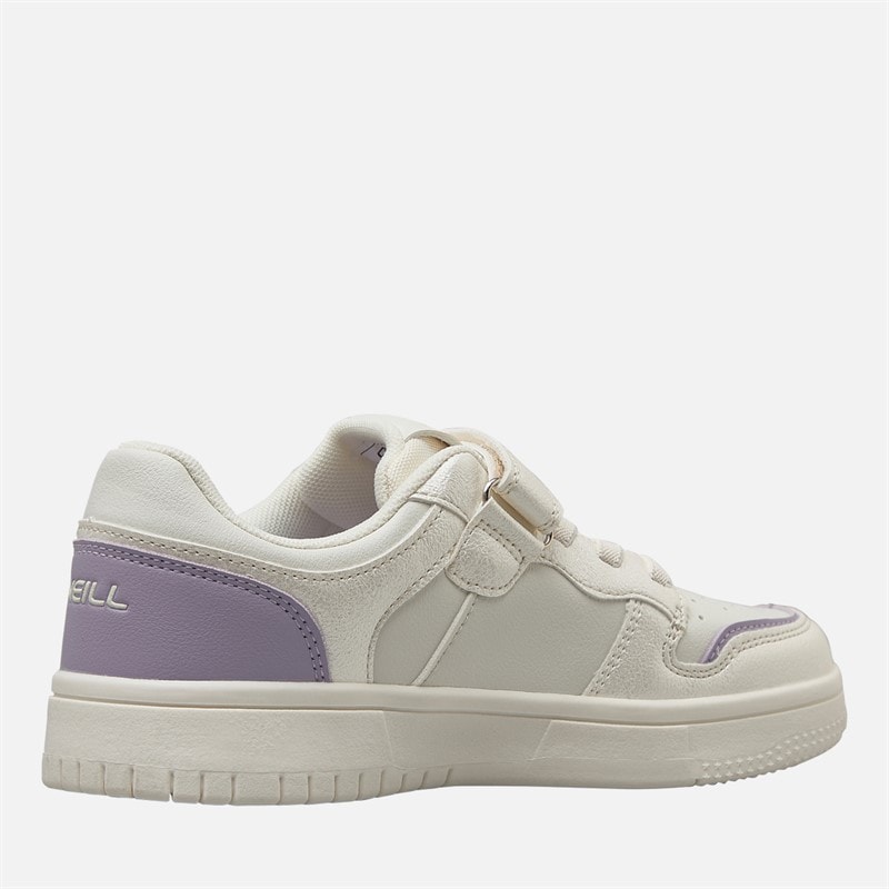 O'Neill Girls Delilah Trainers Off White/Light Silver - Image 5