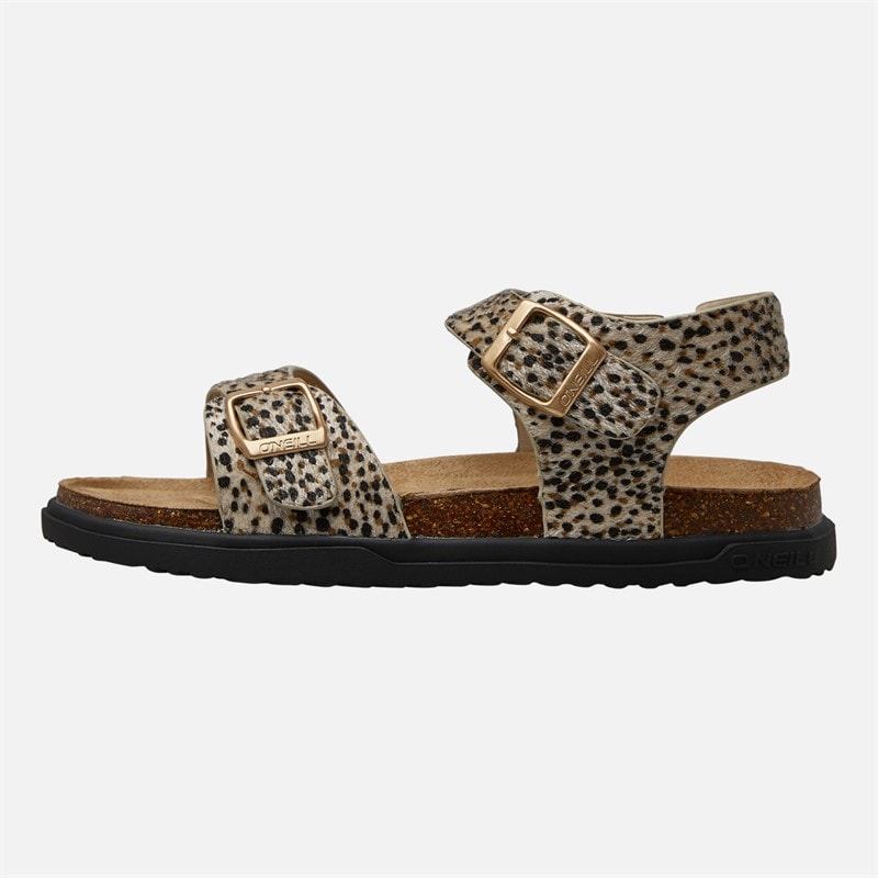 Girls Polly Ankle Strap Sandals Leopard - Image 2