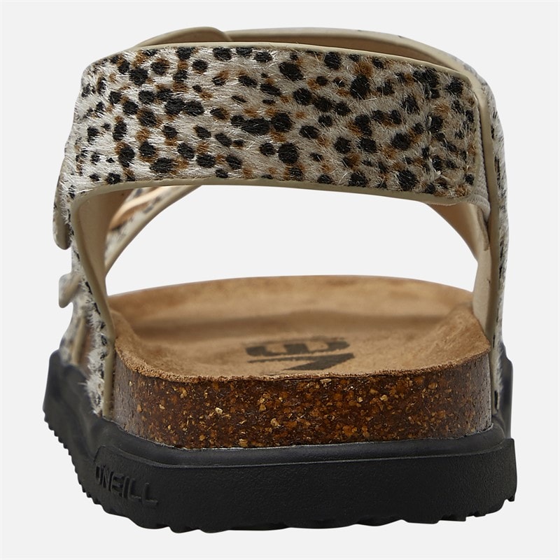Girls Polly Ankle Strap Sandals Leopard - Image 4