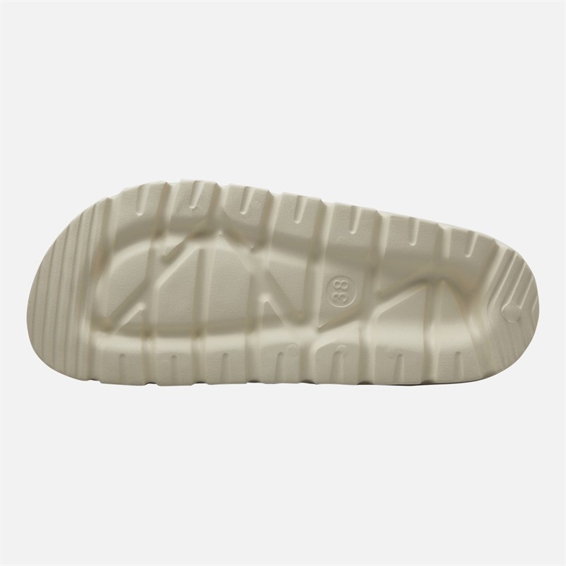 Womens Sunset Double Buckle Sliders Whitecap Gray - Image 3