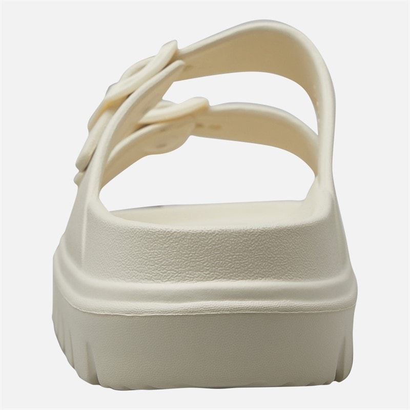 Womens Sunset Double Buckle Sliders Whitecap Gray - Image 4