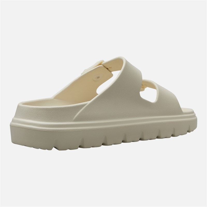Womens Sunset Double Buckle Sliders Whitecap Gray - Image 5