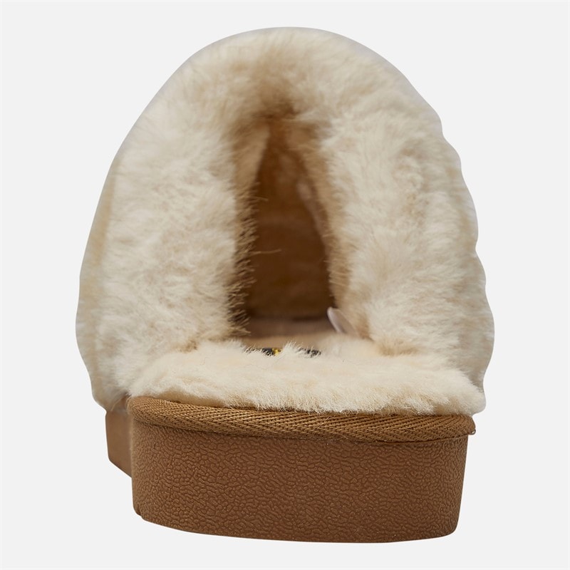 Womens Pomino Slippers Chestnut - Image 3