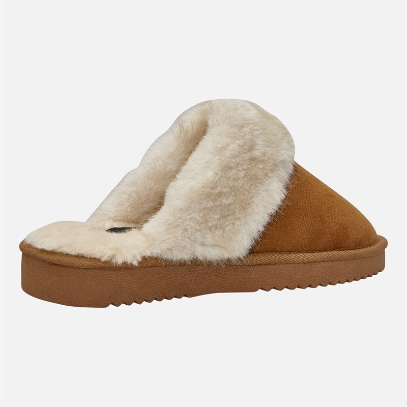 Womens Pomino Slippers Chestnut - Image 5