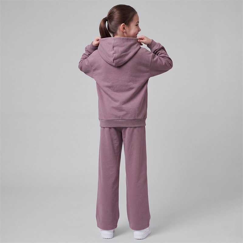 Girls Avery Hoodie And Loose Fit Joggers Tracksuit Elderberry - Image 2