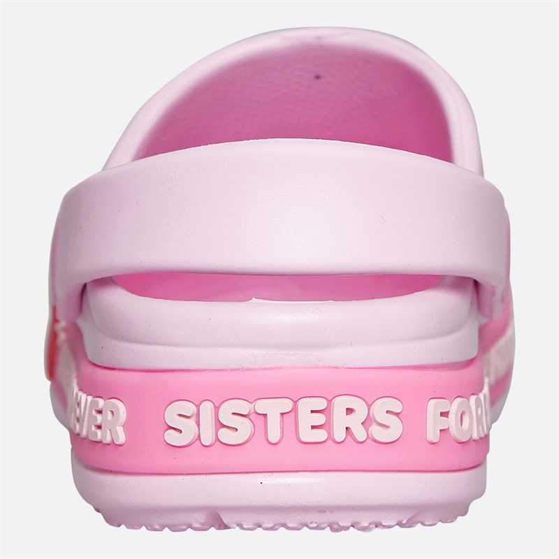 Girls Sisters Clogs Pink/Multi - Image 4