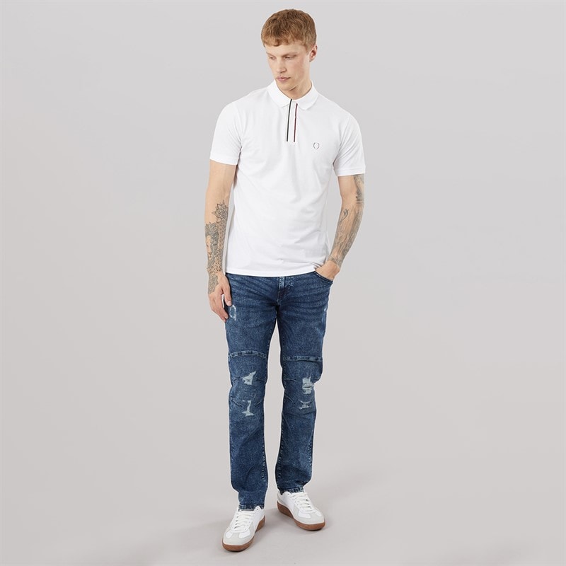 883 Police Mens Supersonic 623 Regular Fit Jeans 623-Blue - Image 4
