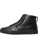 Mens Ryder High Top Trainers Black