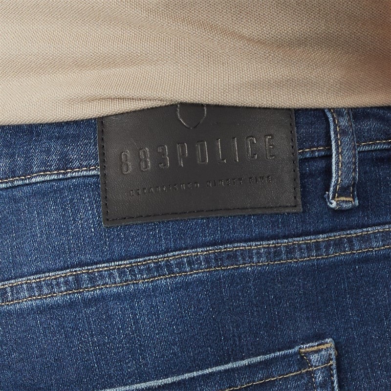 883 Police Mens Pottin 224 Regular Fit Jeans 1089 Wash - Image 3