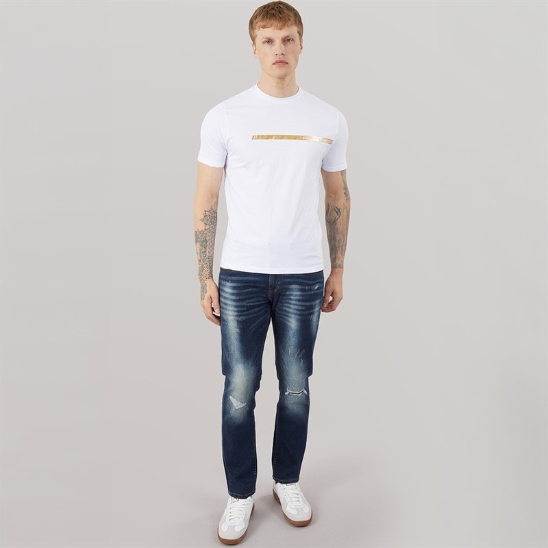 883 Police Mens Supersonic 623 Regular Fit Jeans 1088 Wash - Image 4