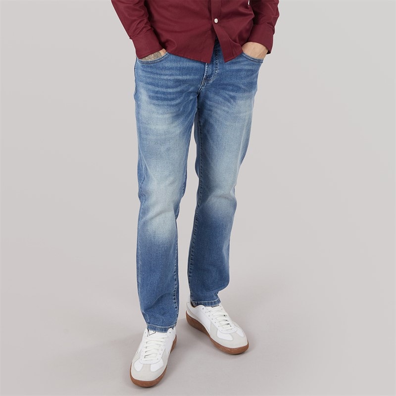 883 Police Mens Pottin 224 Regular Fit Jeans 1125 Light Blue