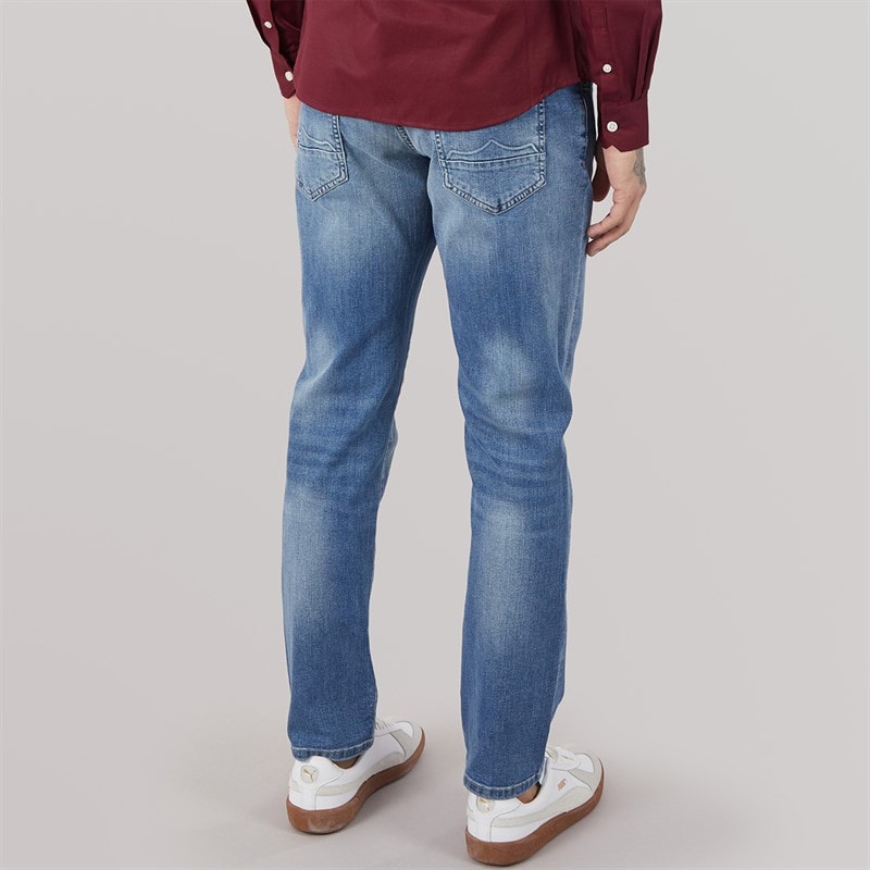 883 Police Mens Pottin 224 Regular Fit Jeans 1125 Light Blue - Image 2