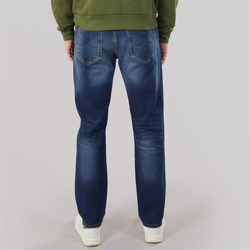 Mens Caldoro Relaxed Regular Fit Jeans 1028 Blue - Image 2