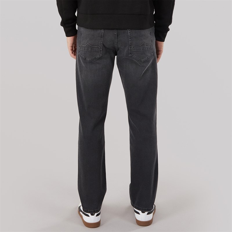 Mens Caldoro Relaxed Regular Fit Jeans 409 Washed Black - Image 2