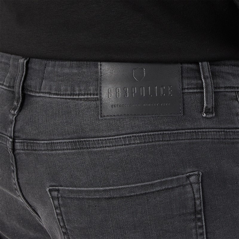Mens Caldoro Relaxed Regular Fit Jeans 409 Washed Black - Image 3