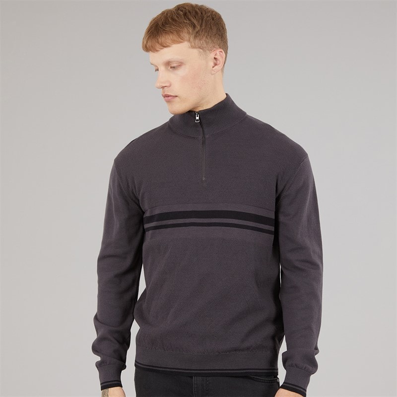 Mens Arnove Jumper Dusty Grey - Image 3