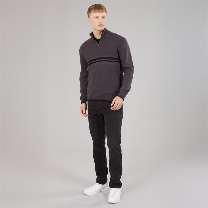 Mens Arnove Jumper Dusty Grey - Image 4