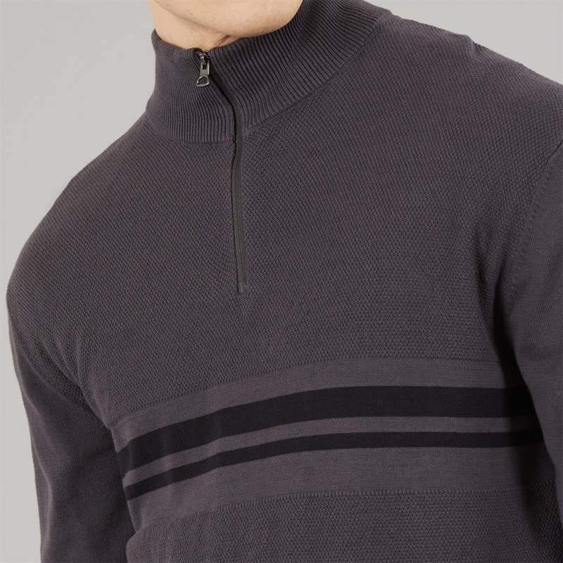 Mens Arnove Jumper Dusty Grey - Image 5