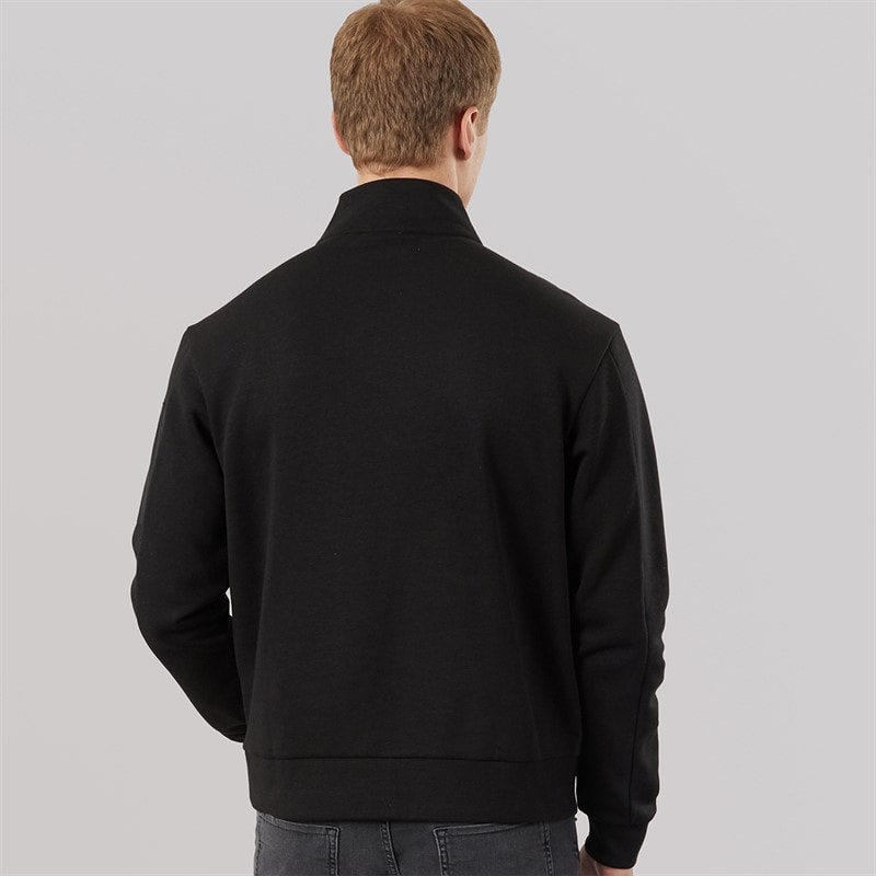 Mens Neovista Quarter Zip Sweatshirt Black - Image 2