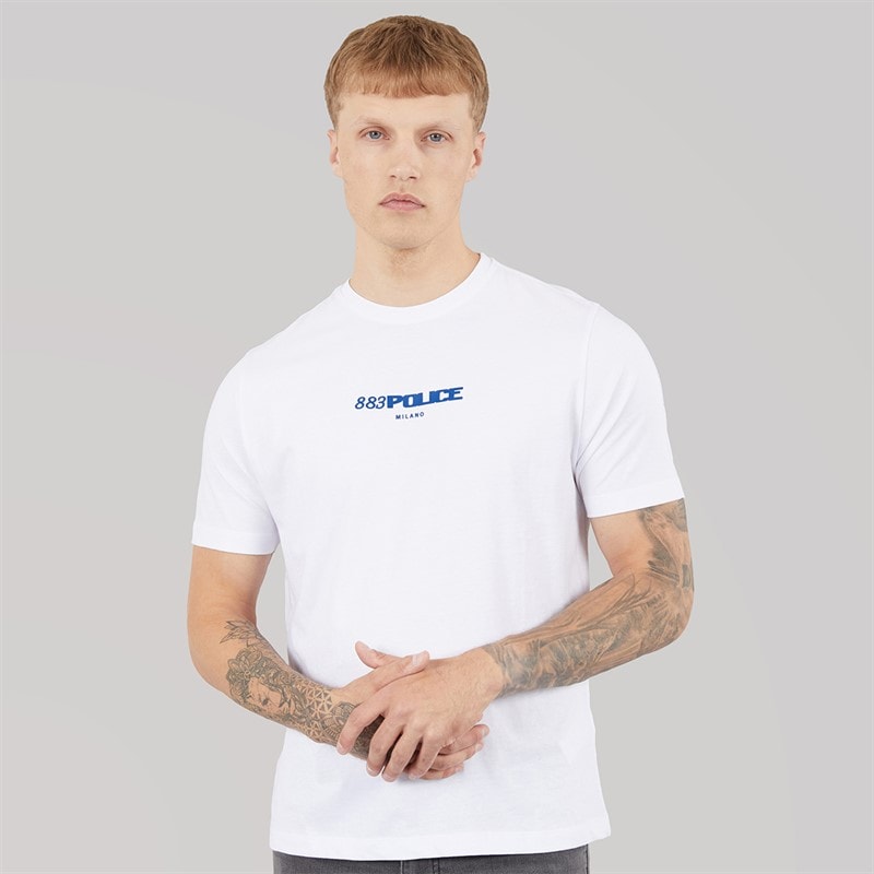 Mens Ravena T-Shirt White - Image 2