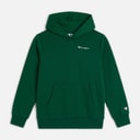 Junior Core Heritage Logo Hoodie Forest Green