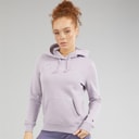 Womens Icons Tonal Logo Hoodie Mauve