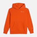 Junior Core Heritage Logo Hoodie Bright Orange