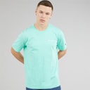 Mens Icons Logo T-Shirt Aqua Blue
