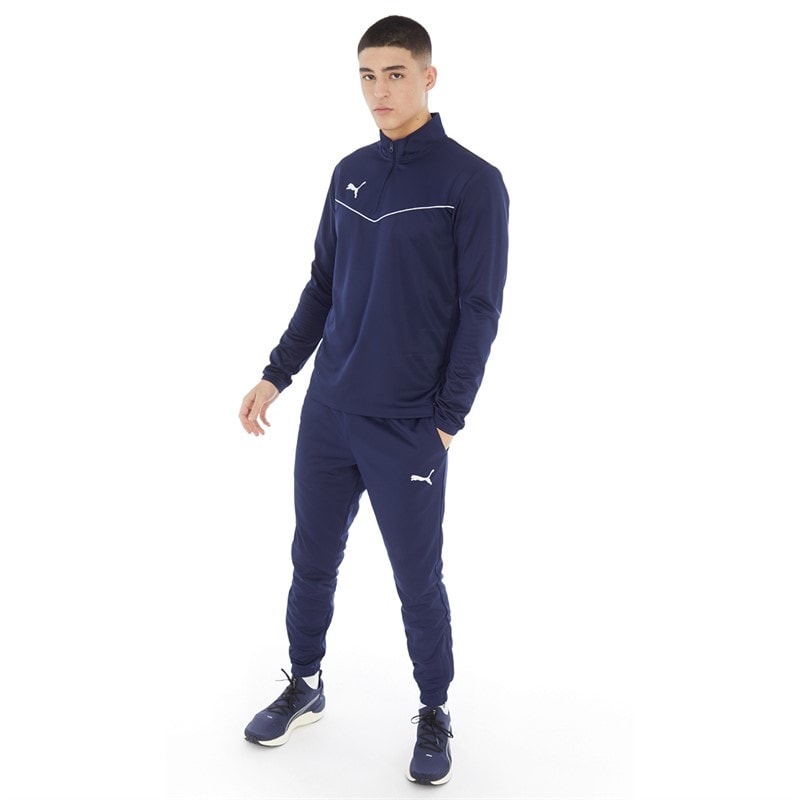 Mens teamRISE Poly Training Track Pants Peacoat - Image 3