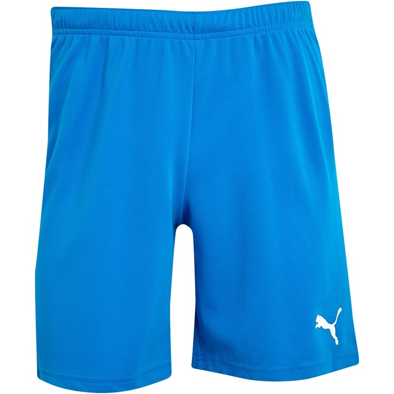 Mens teamRISE Training Shorts Electric Blue Lemonade/Puma White - Image 3