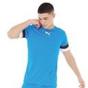 Mens teamRISE Training Jersey Electric Blue Lemonade/Puma Black/Puma White