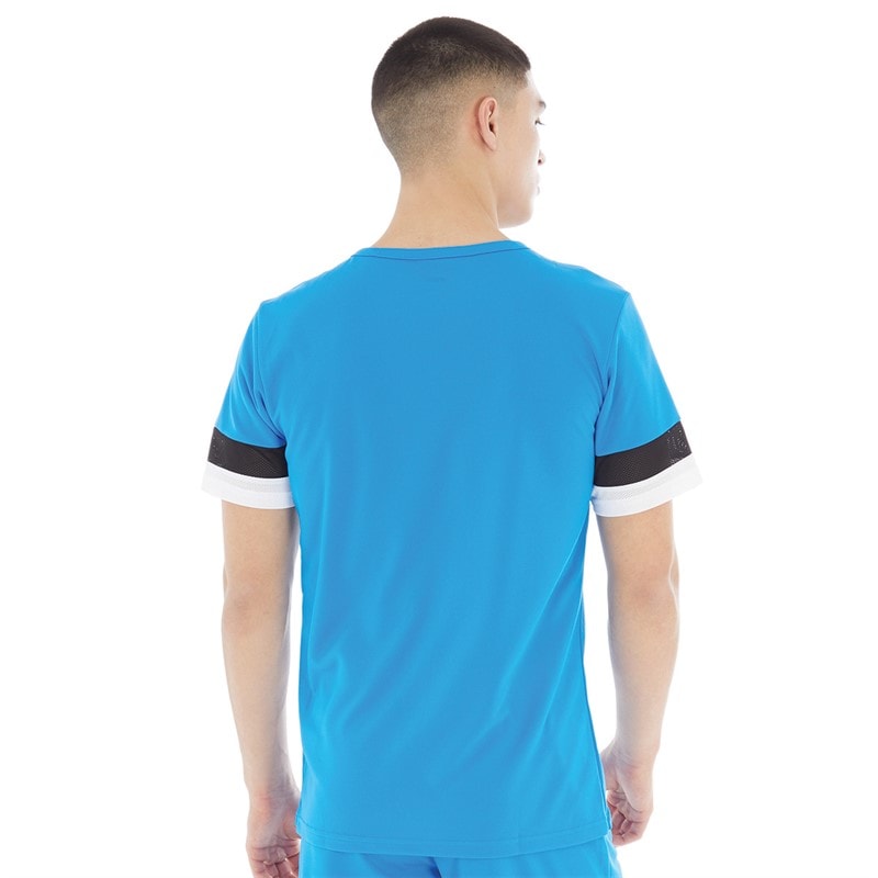 Mens teamRISE Training Jersey Electric Blue Lemonade/Puma Black/Puma White - Image 2