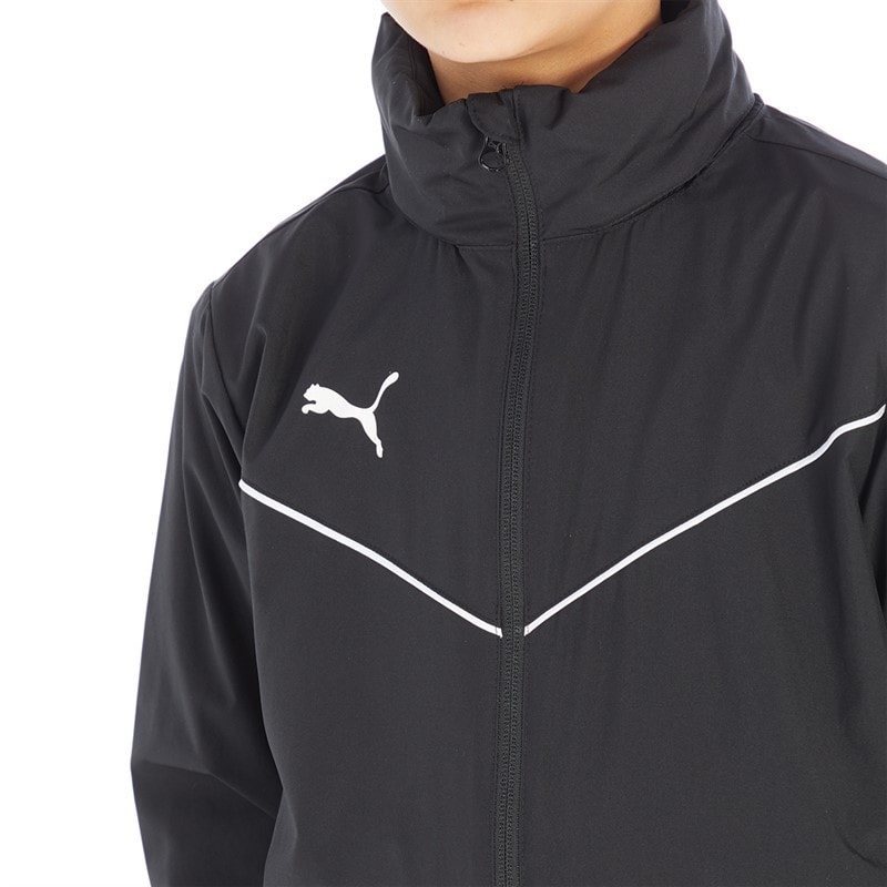 Boys teamRISE All Weather Jacket Puma Black/Puma White - Image 3