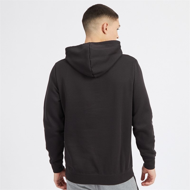 Mens Essentials Small Logo Hoodie Puma Black - Image 2