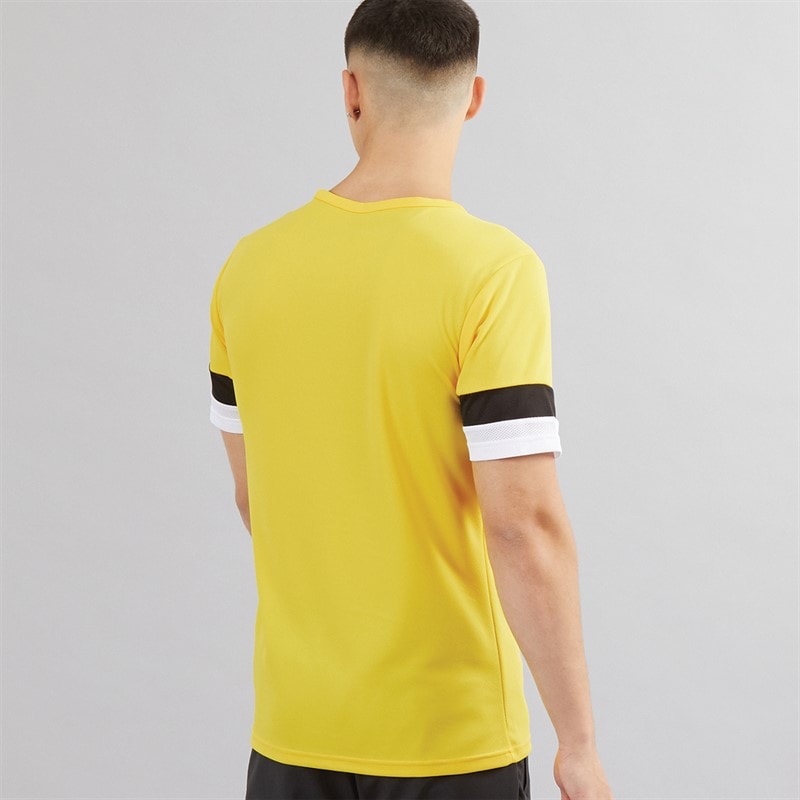 Mens teamRISE Training Jersey Cyber Yellow/Puma Black/Puma White - Image 2
