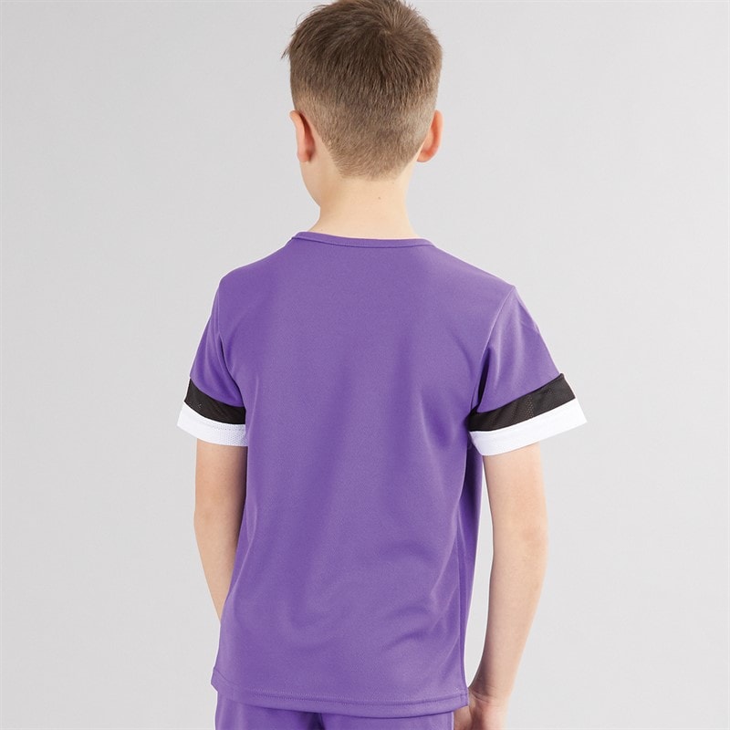 Boys teamRISE Training Jersey Prism Violet/Puma Black/Puma White - Image 2