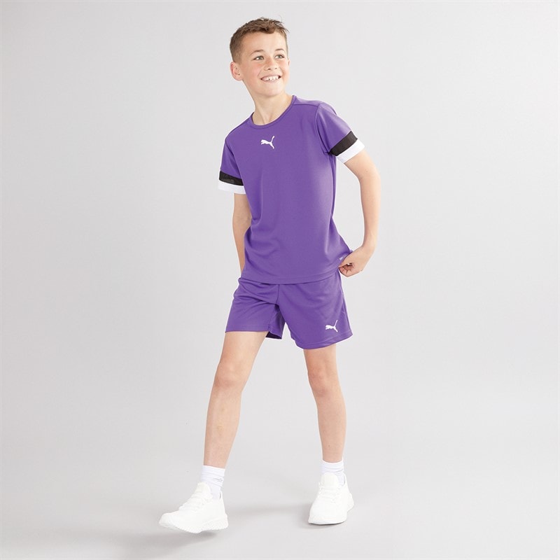 Boys teamRISE Training Jersey Prism Violet/Puma Black/Puma White - Image 3