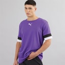 Mens teamRISE Training Jersey Prism Violet/Puma Black/Puma White