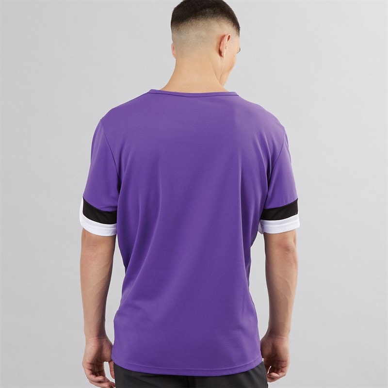 Mens teamRISE Training Jersey Prism Violet/Puma Black/Puma White - Image 2
